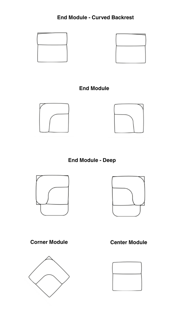 Tacchini 'Butter' Modular Sectional