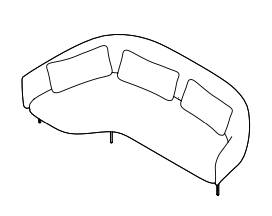 Tacchini 'Roma' Sofa