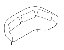 Tacchini 'Roma' Sofa