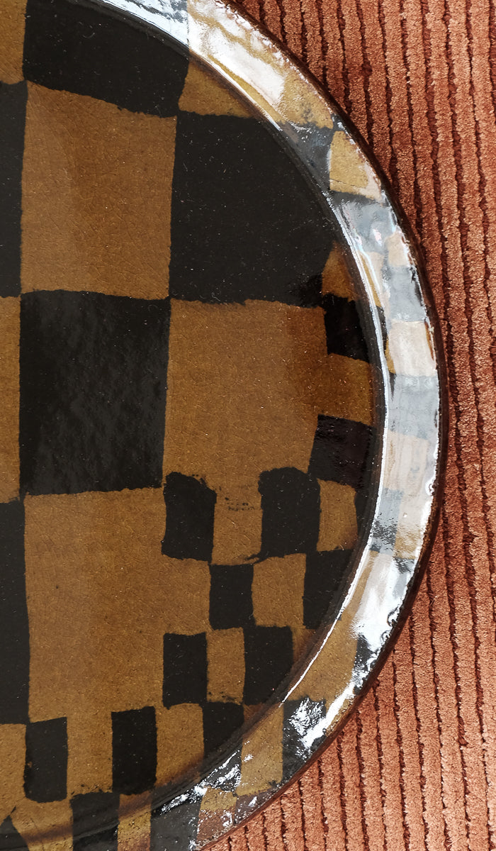 Shane Gabier Checkerboard Platter No. 2