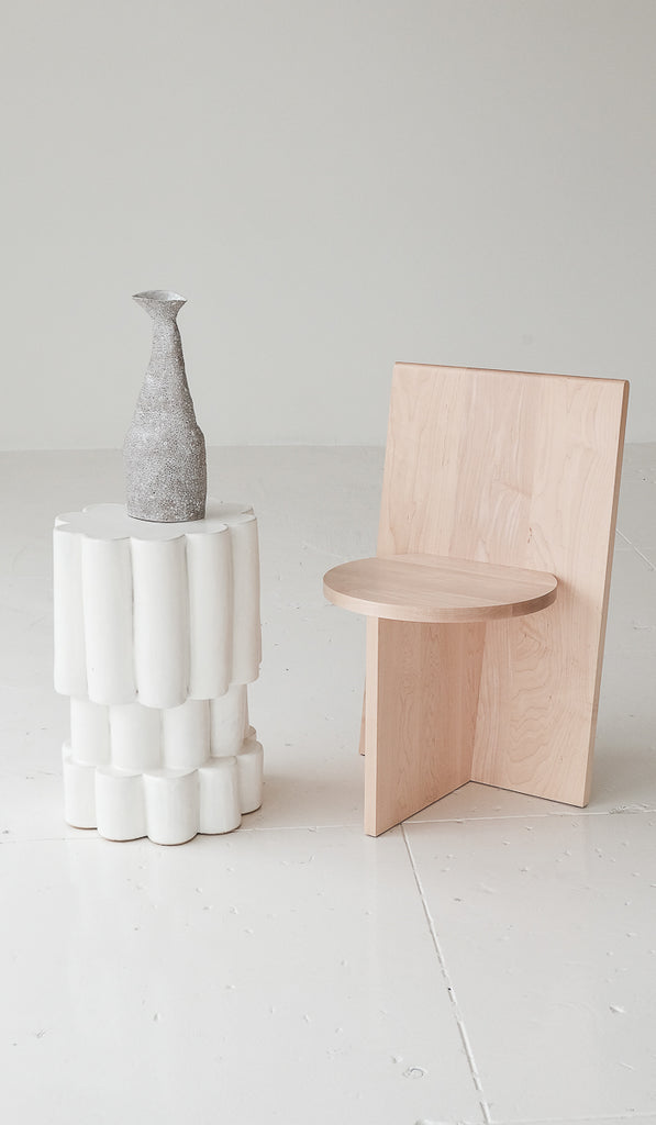 IN STOCK B Zippy Marshmallow Triple Tier Cloud Side Table