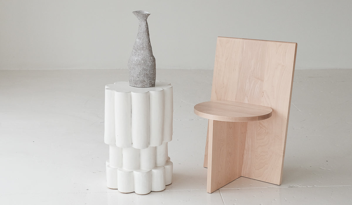 IN STOCK B Zippy Marshmallow Triple Tier Cloud Side Table