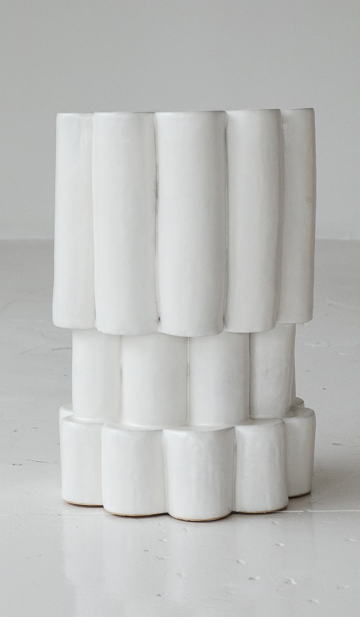 IN STOCK B Zippy Marshmallow Triple Tier Cloud Side Table