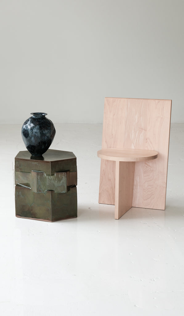 IN STOCK B Zippy Triple Tier Hex Side Table