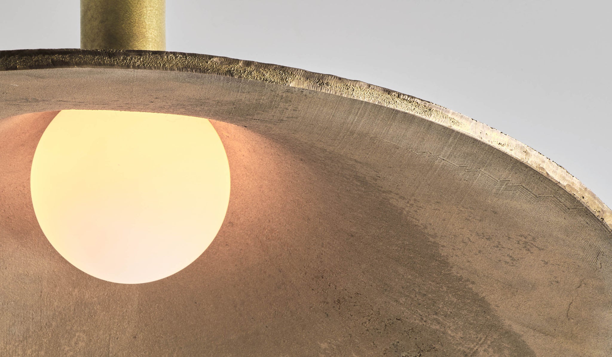 Coil + Drift Large Foundry Pendant
