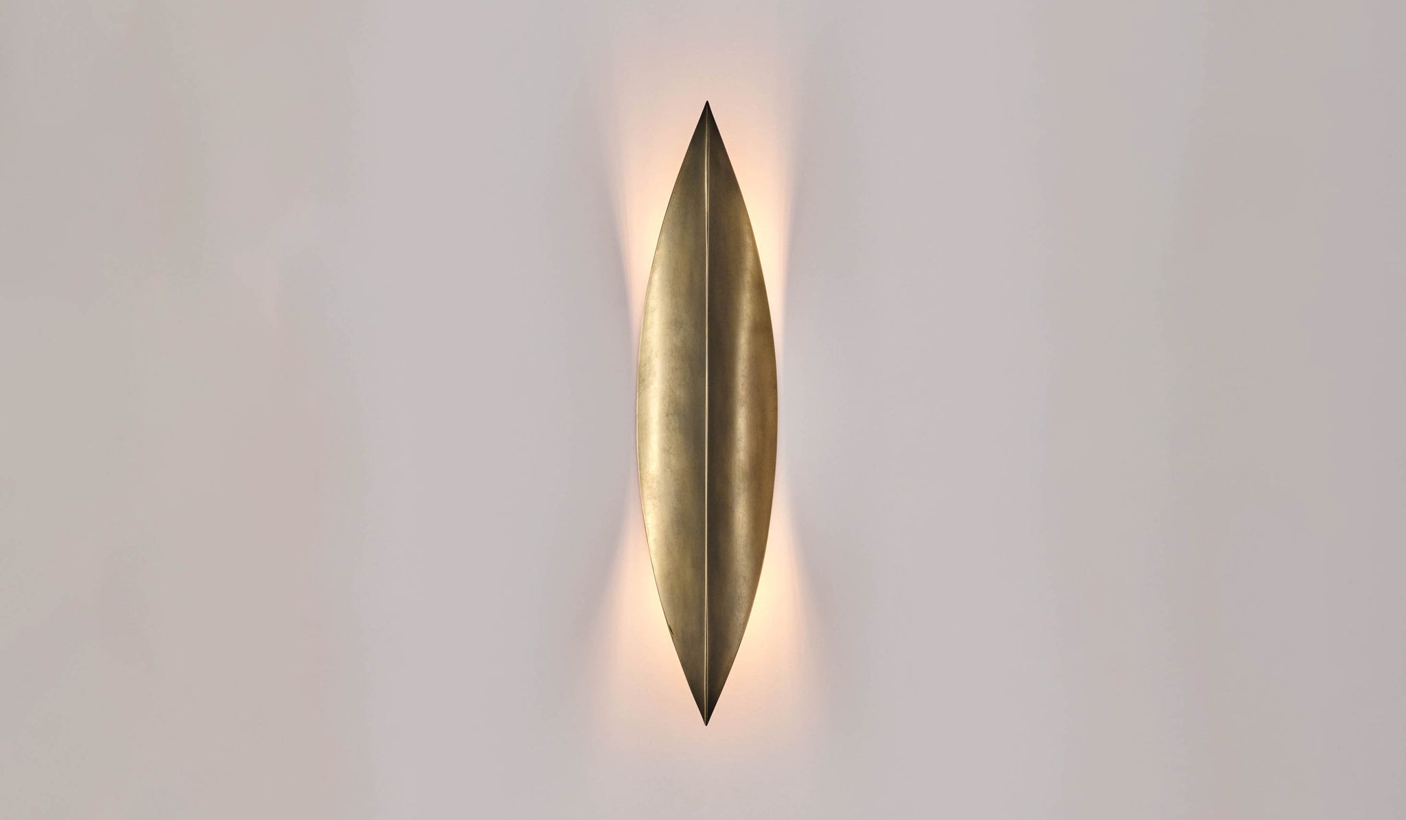Coil + Drift Large Ridge Sconce