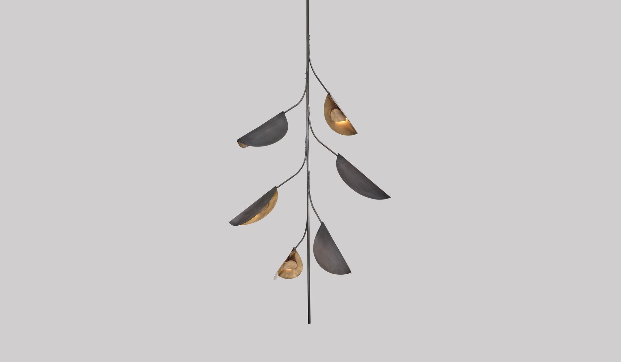 Coil + Drift Ridge Chandelier