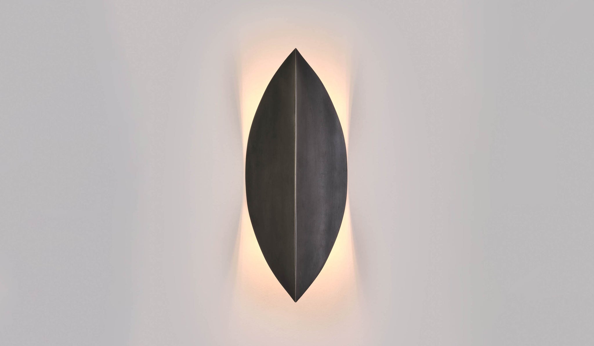 Coil + Drift Small Ridge Sconce