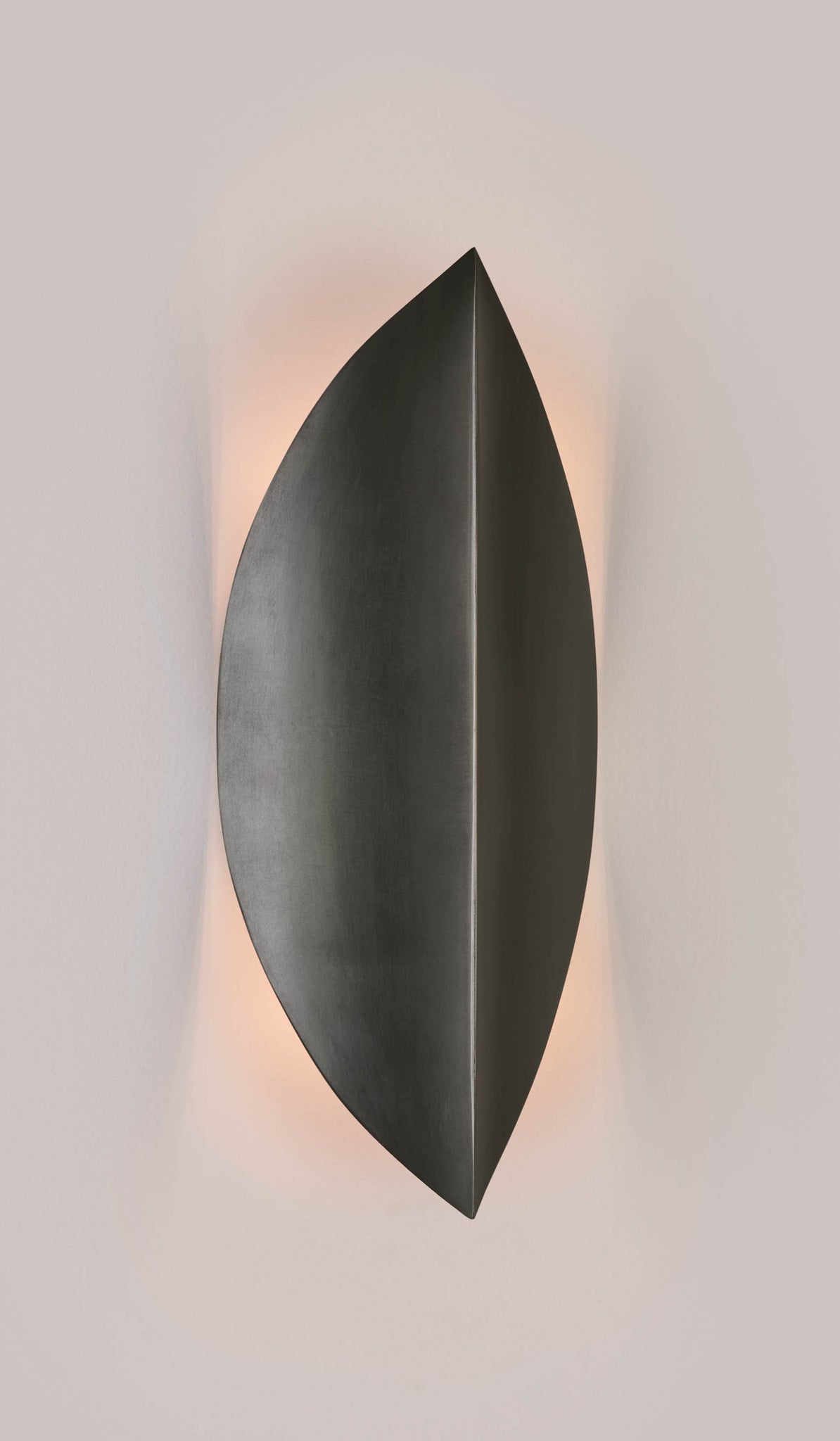 Coil + Drift Small Ridge Sconce