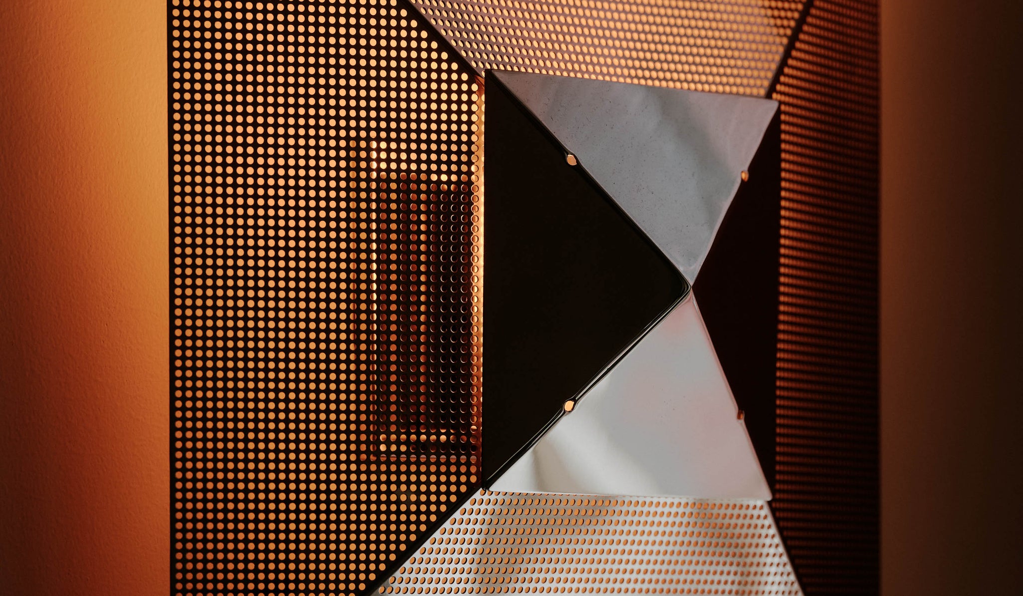Danny Kaplan Pyramid Sconce