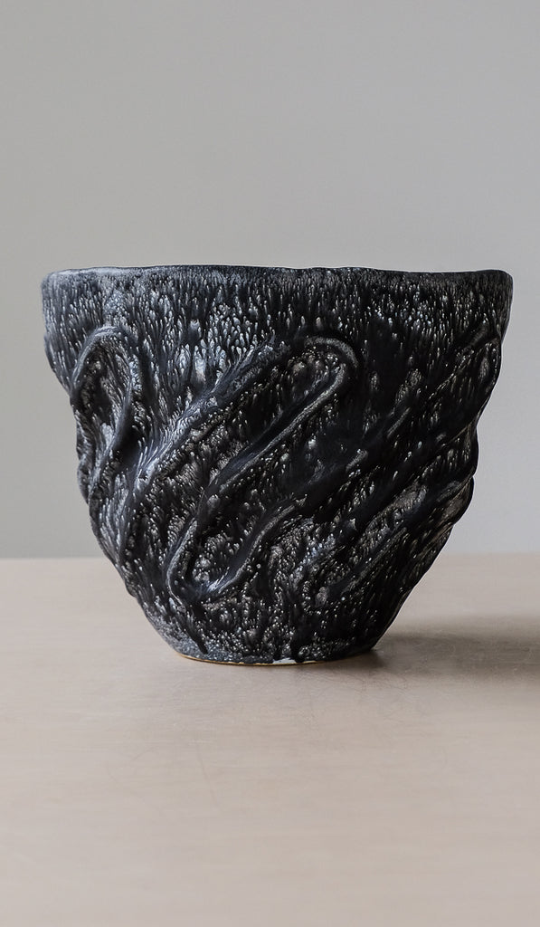 Dina No Mottled Swirling Ribbon Vessel No. 1