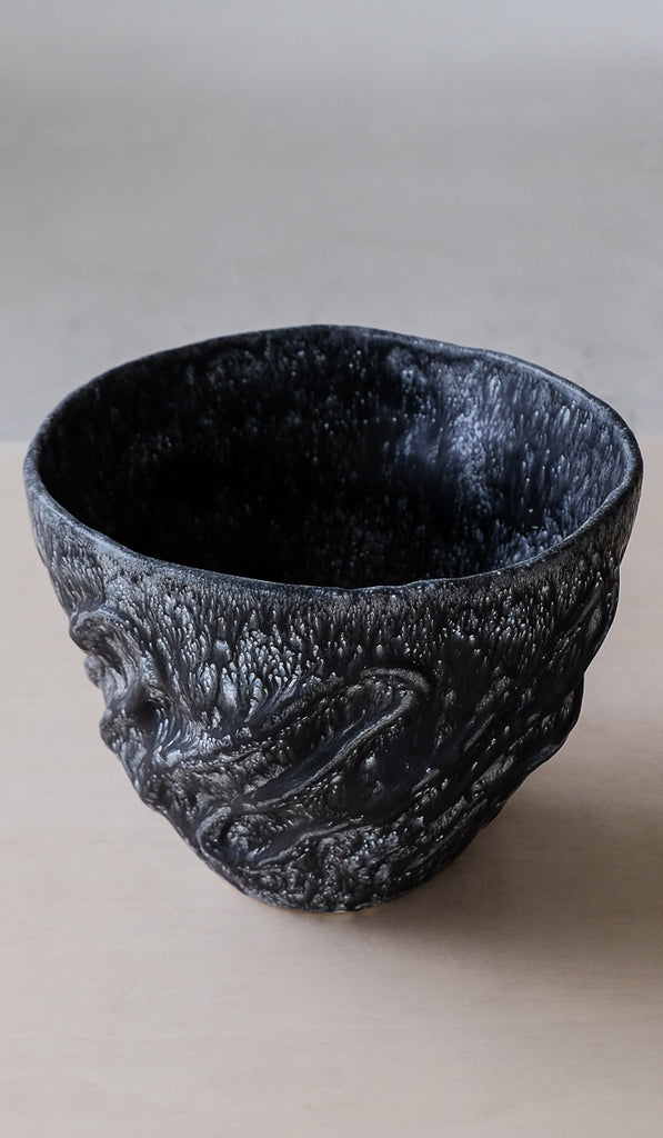 Dina No Mottled Swirling Ribbon Vessel No. 1