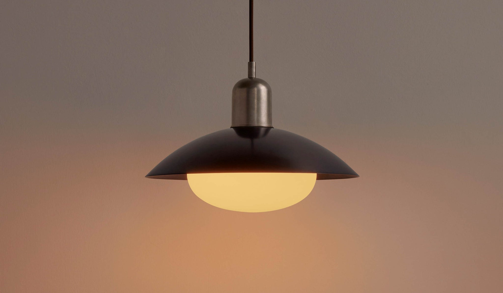 In Common With Brass Arundel Mushroom Pendant