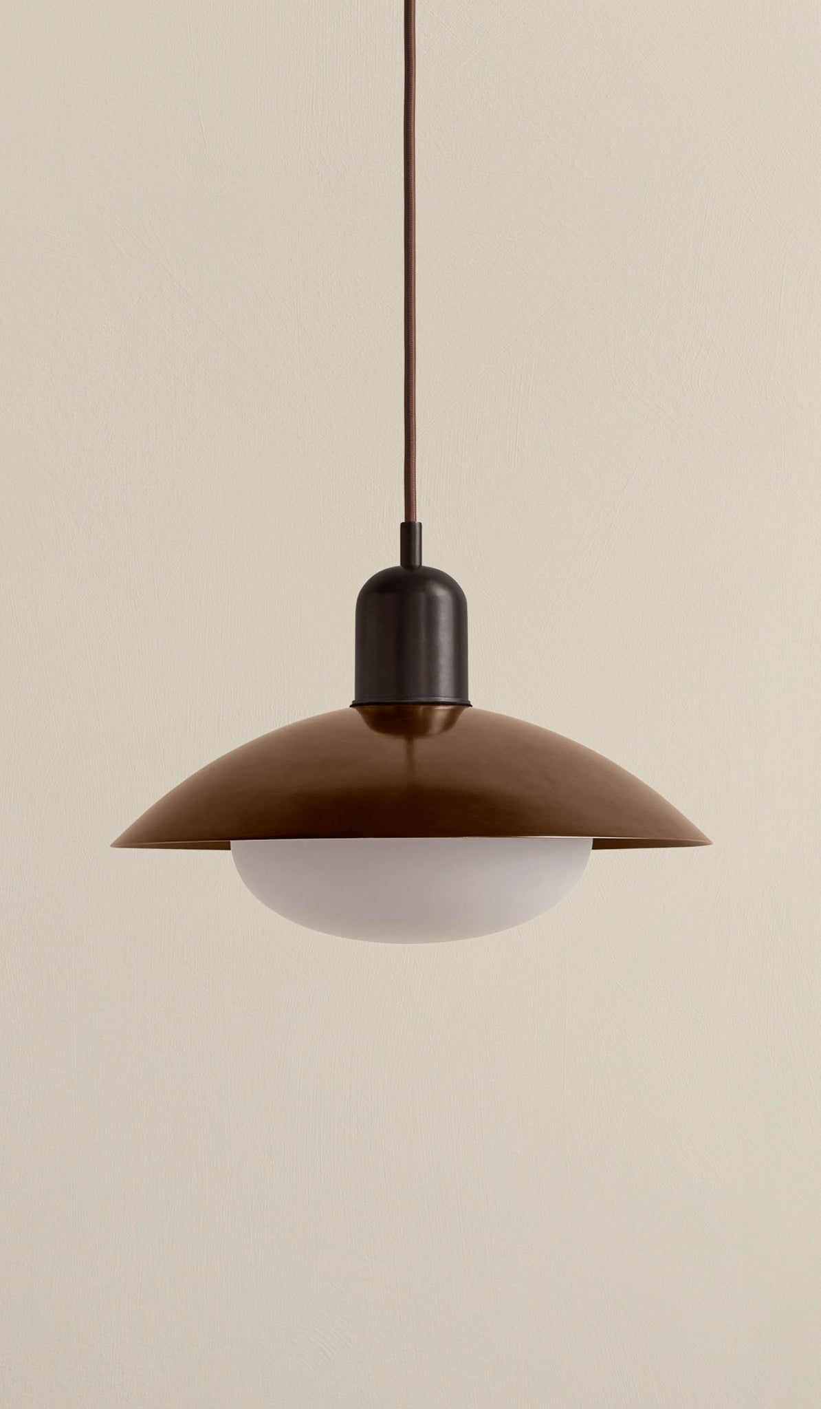 In Common With Brass Arundel Mushroom Pendant