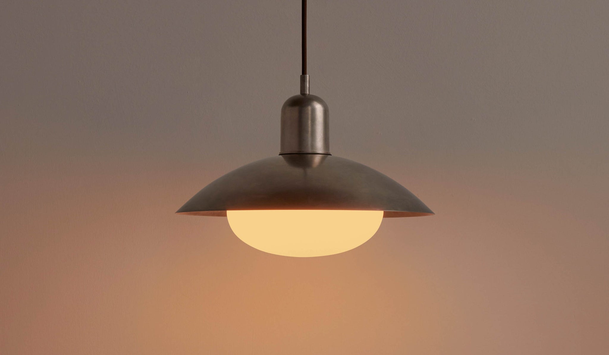 In Common With Brass Arundel Mushroom Pendant