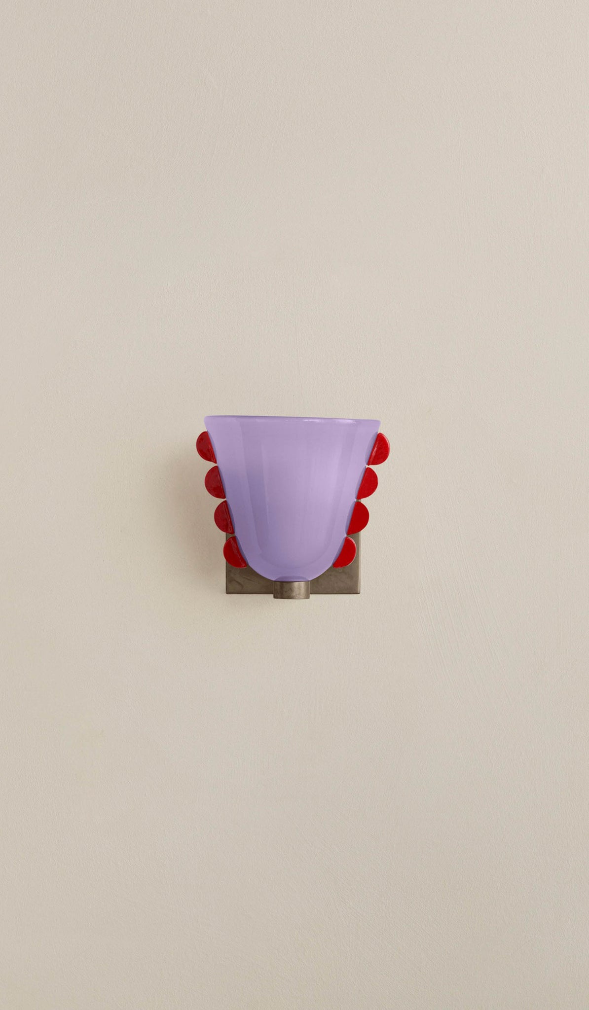In Common With Small Blown Glass Calla Sconce