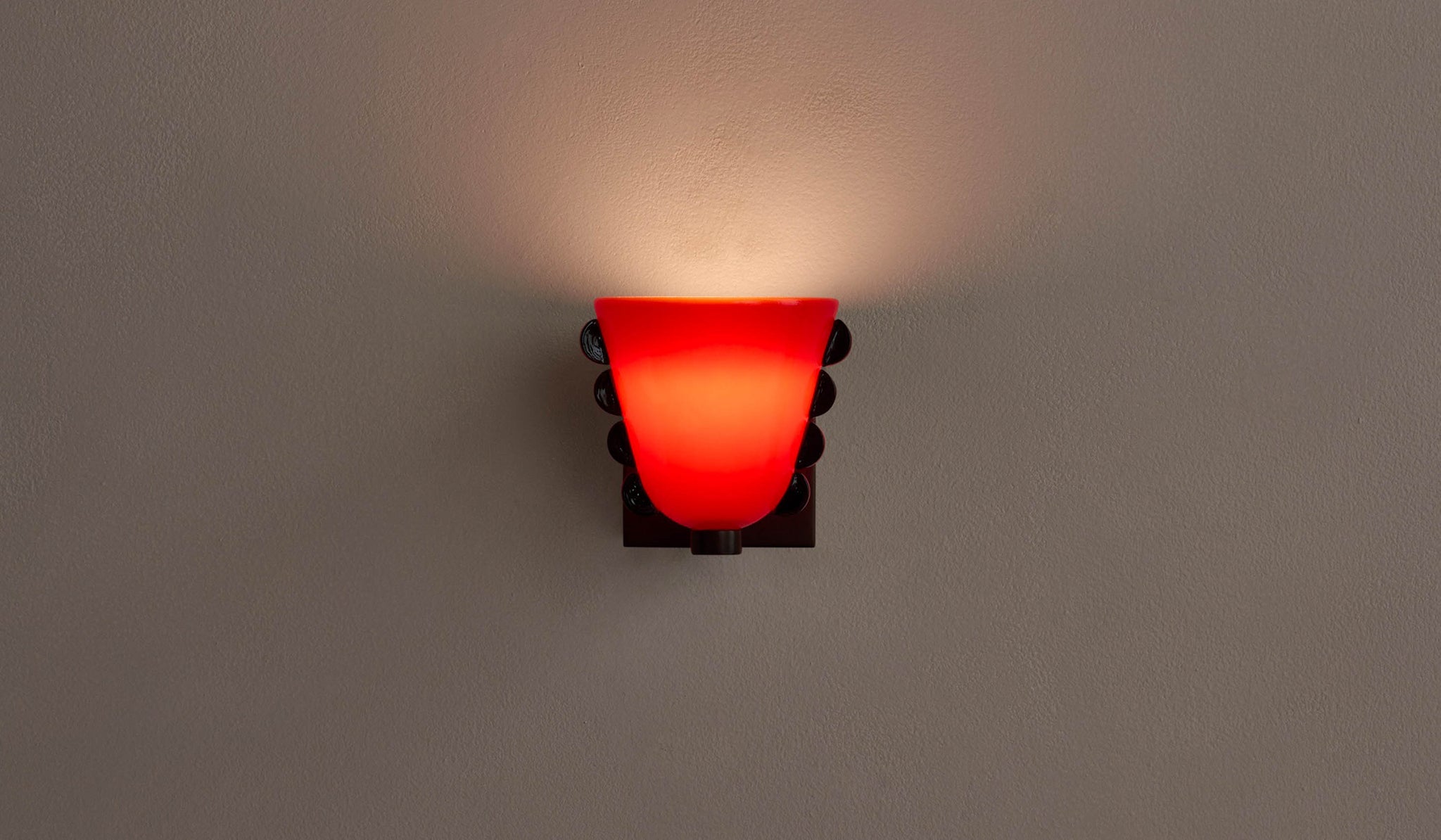 In Common With Small Blown Glass Calla Sconce