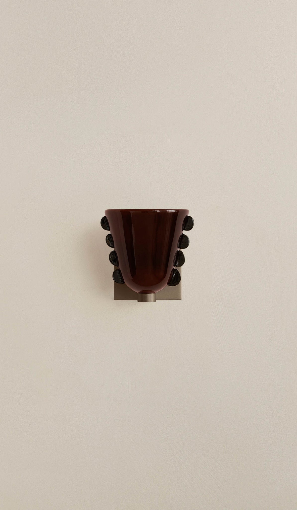 In Common With Small Blown Glass Calla Sconce