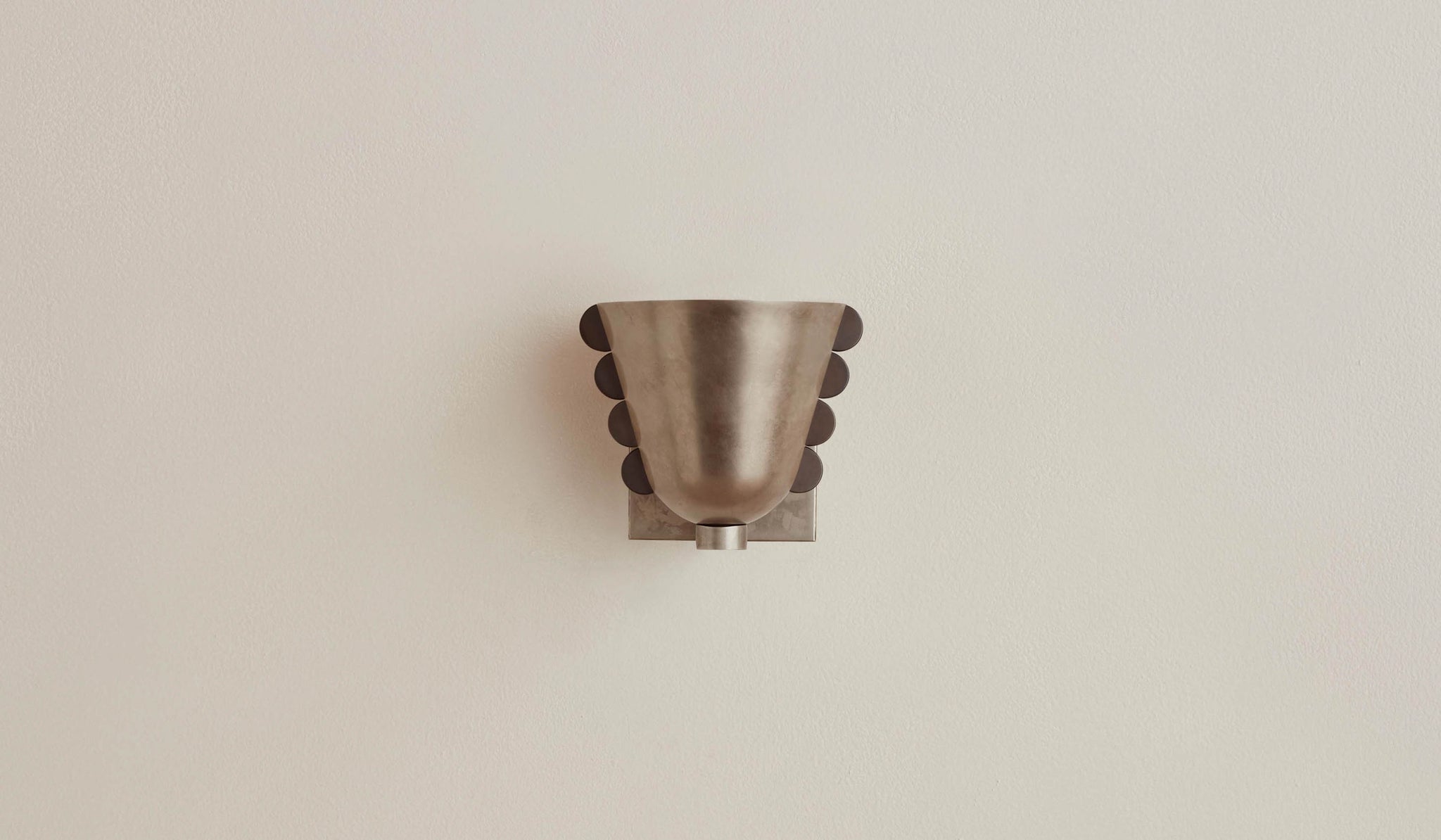 In Common With Small Brass Calla Sconce