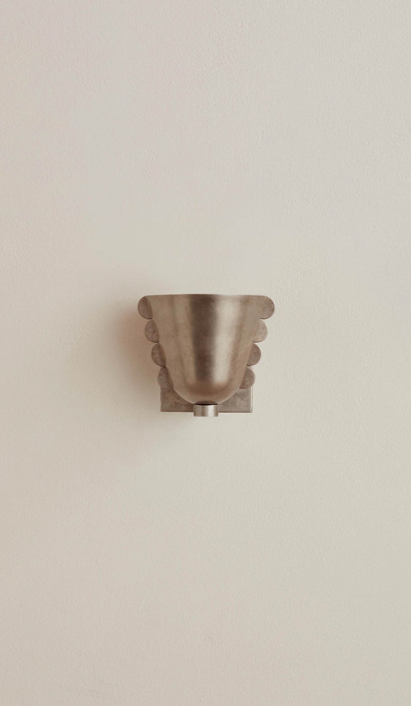 In Common With Small Brass Calla Sconce