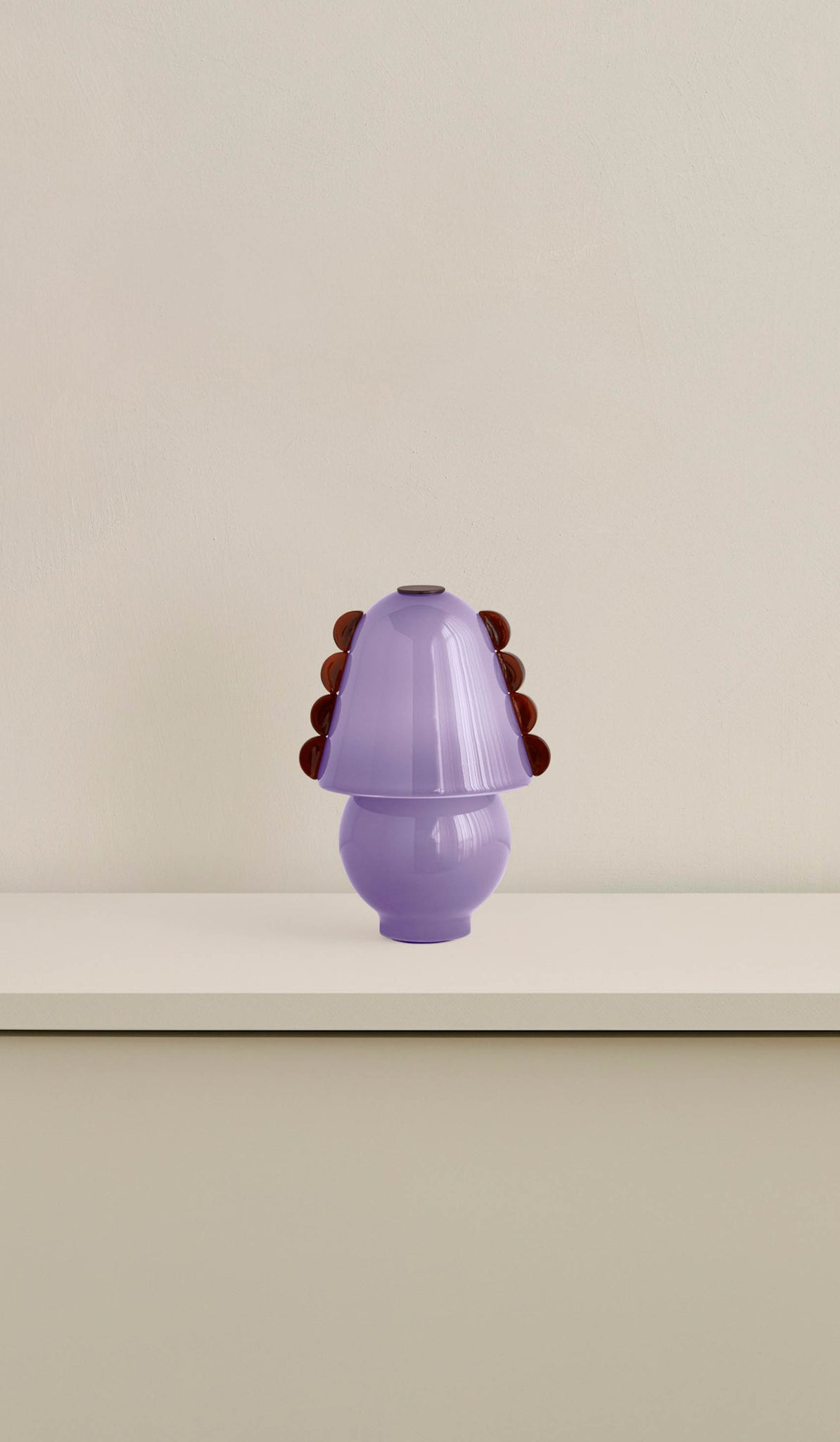 In Common With Small Blown Glass Calla Table Lamp