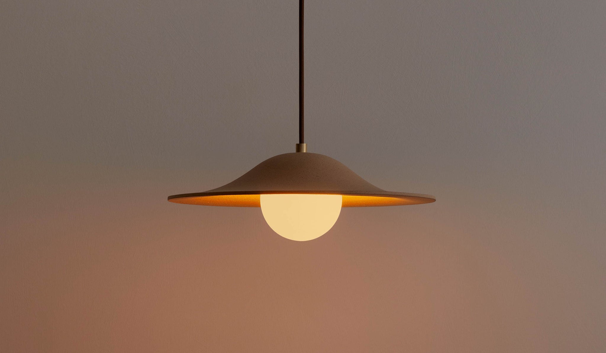 In Common With Ceramic Shade Pendant