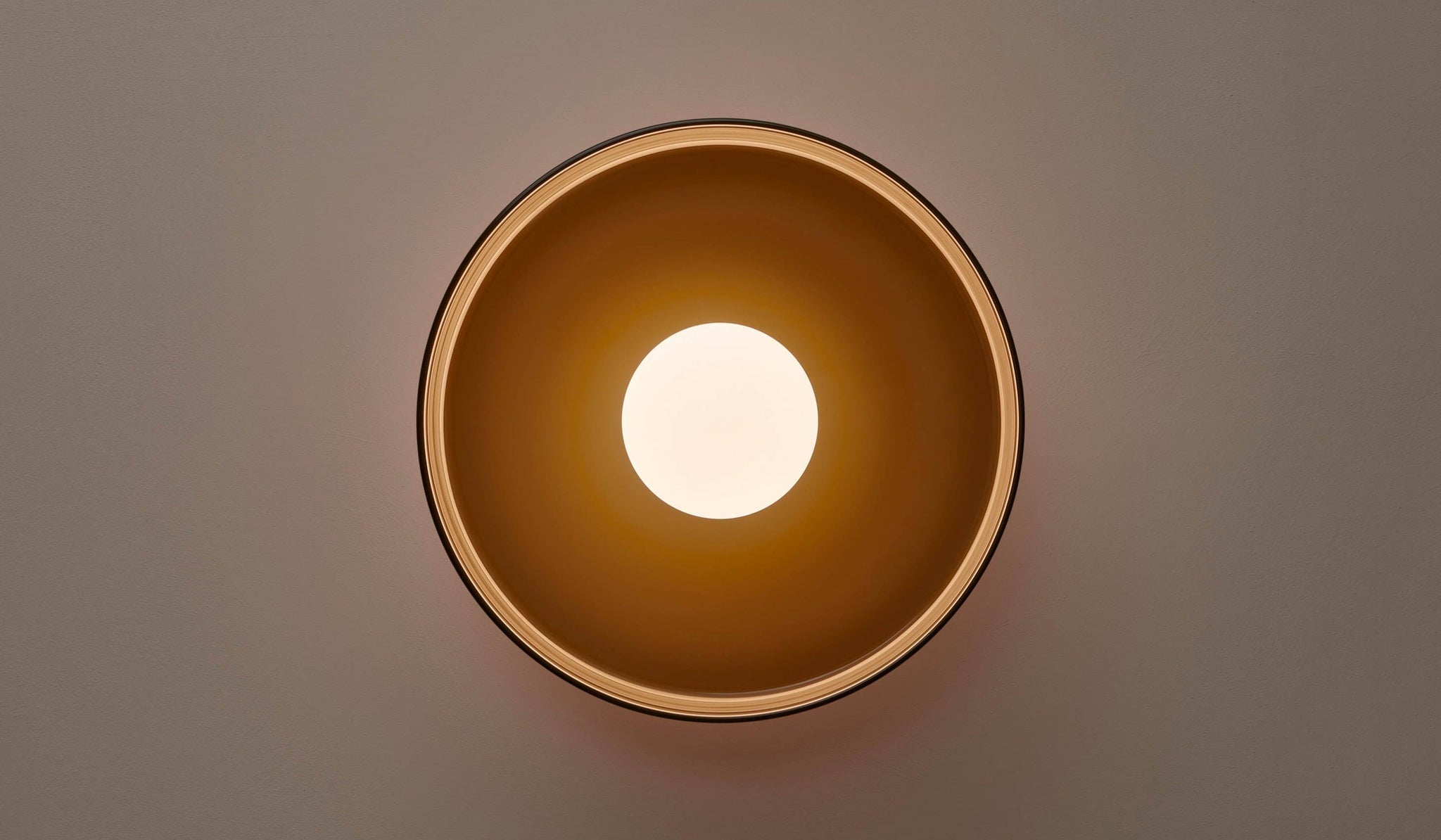 In Common With Pistachio Glass Disc Surface Mount with Pistachio Rim