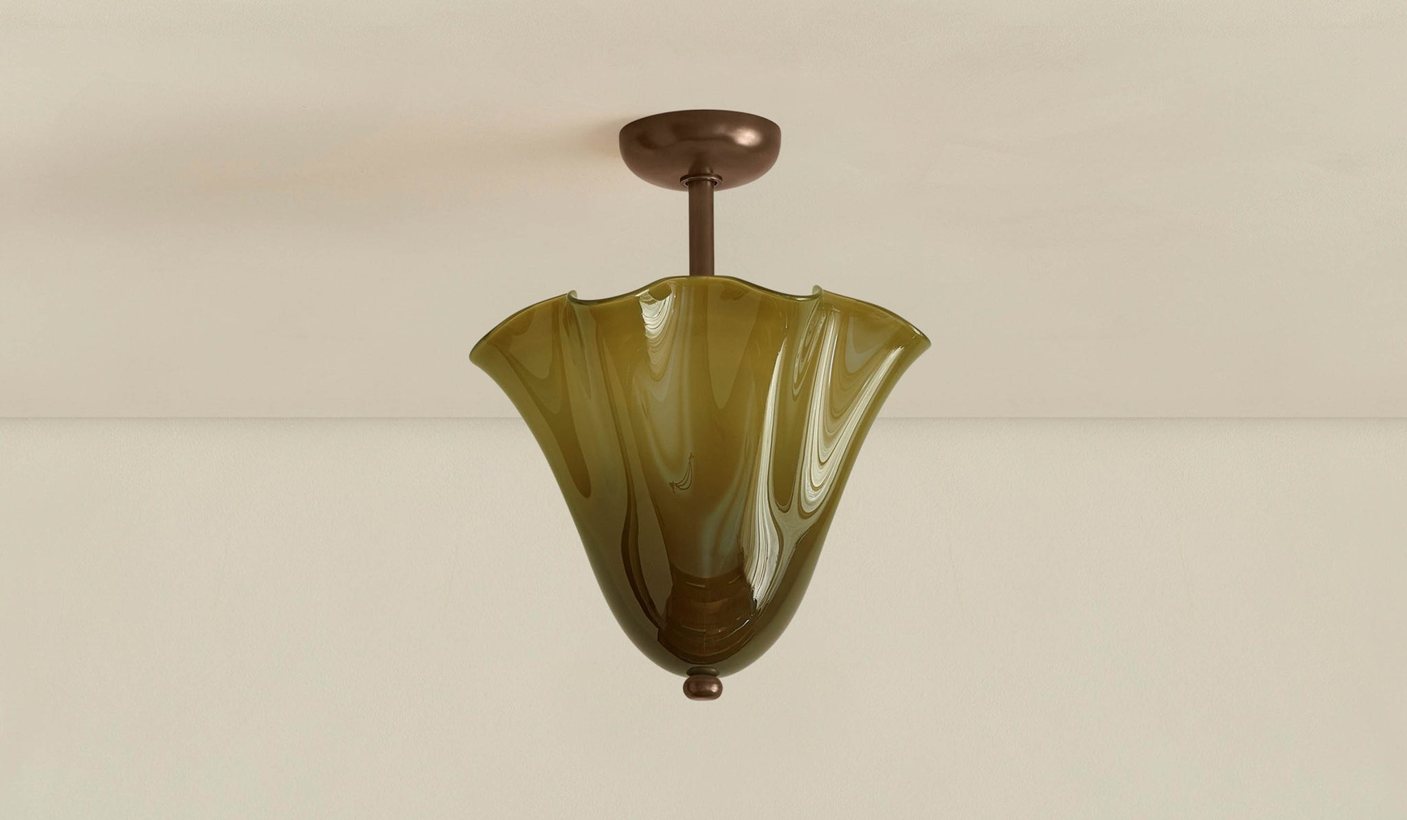 In Common With Blown Glass Fazzo Surface Mount
