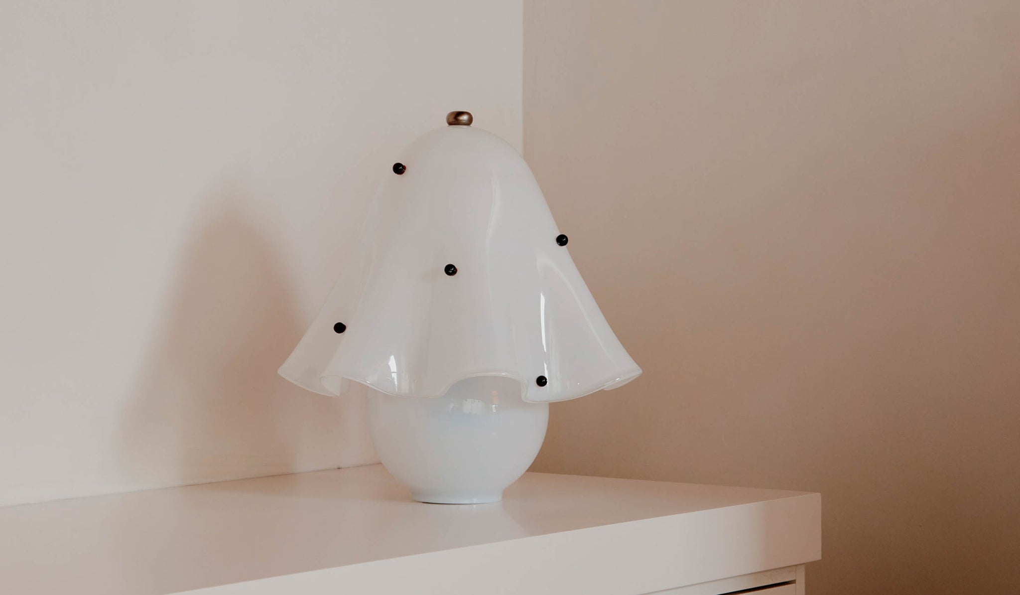 In Common With Blown Glass Fazzo Table Lamp with Dots