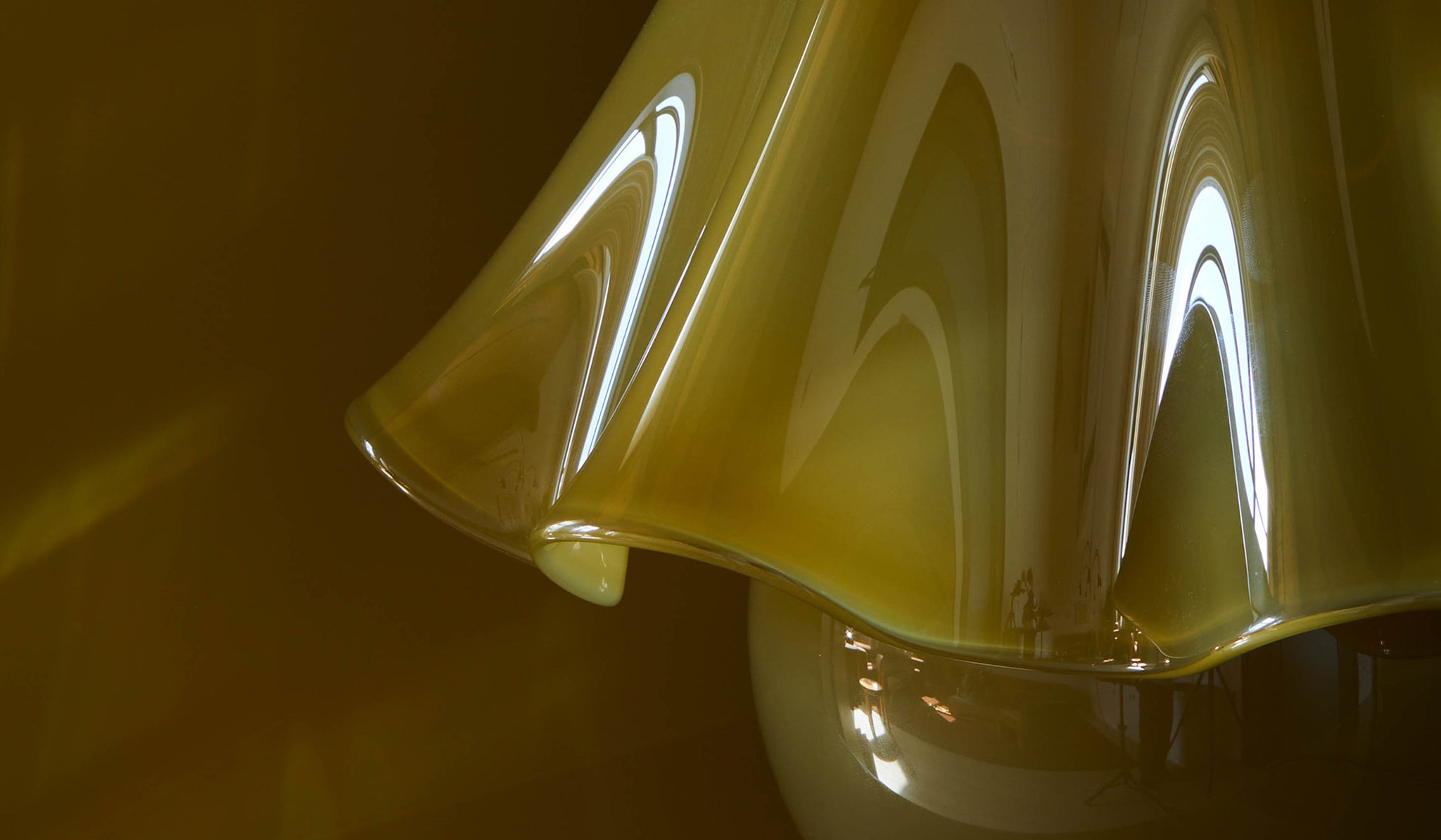 In Common With Blown Glass Fazzo Table Lamp