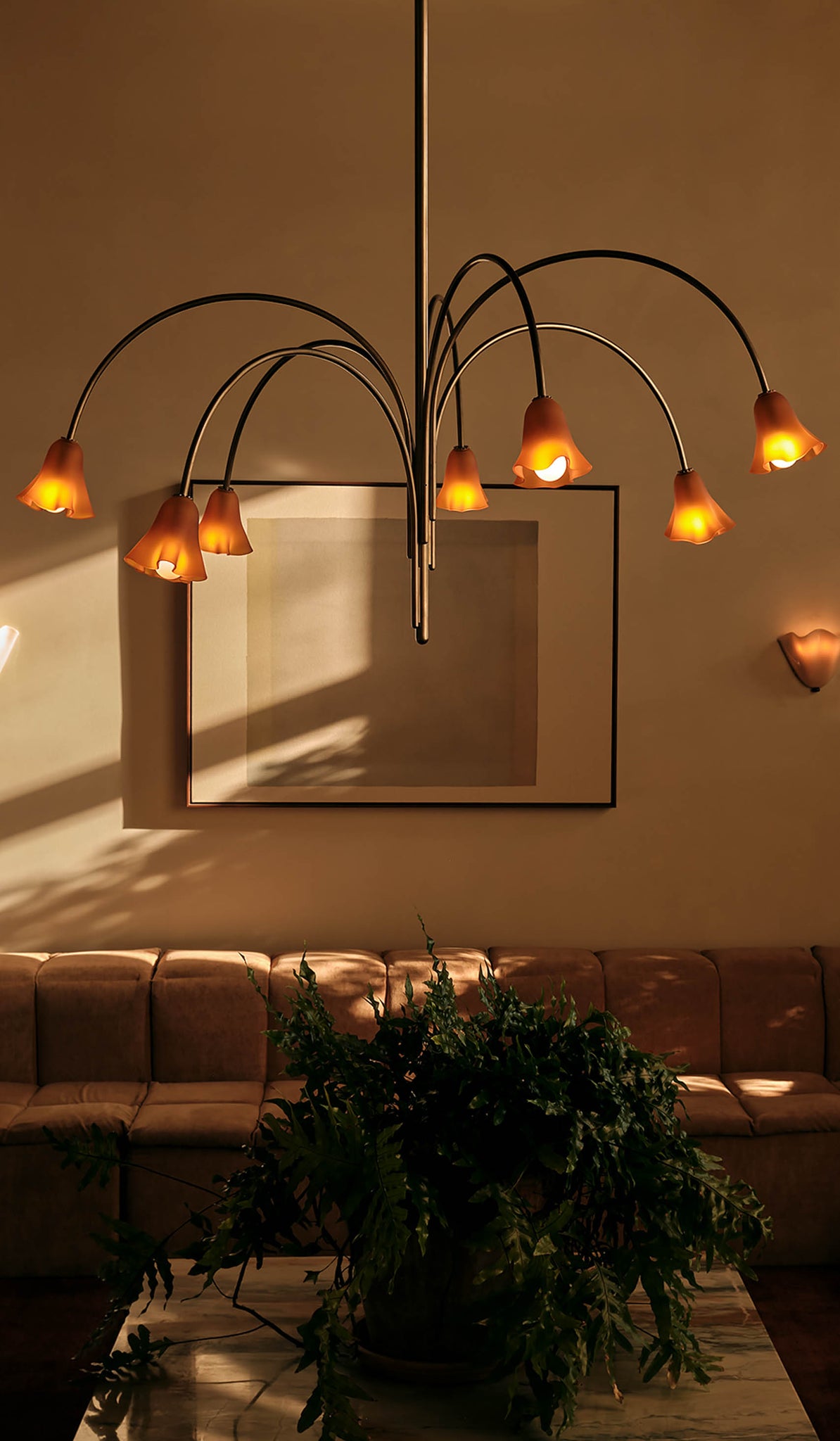 In Common With Blown Glass Flora Chandelier