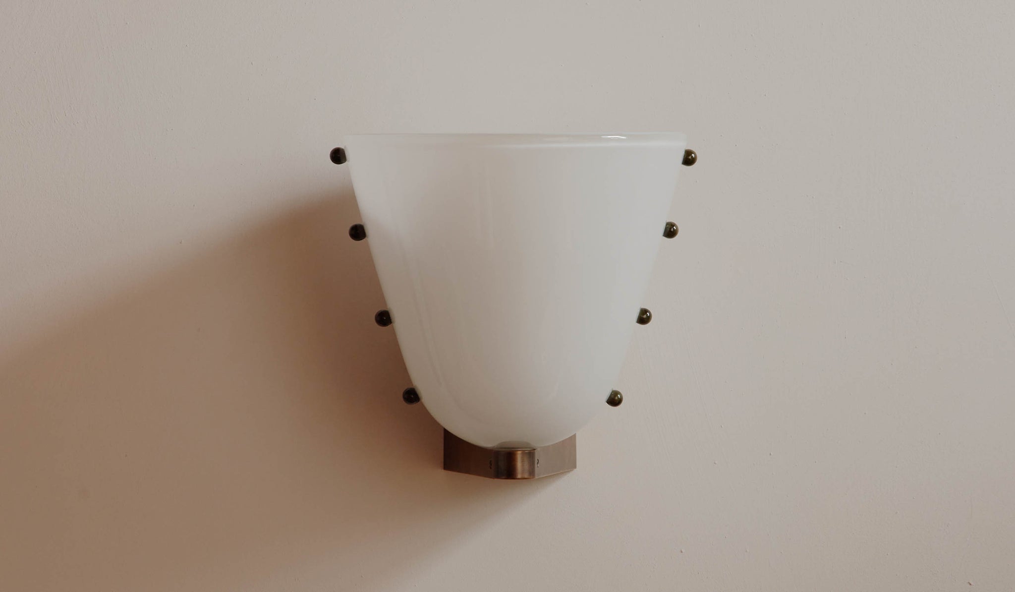 In Common With Medium Blown Glass Gemma Sconce