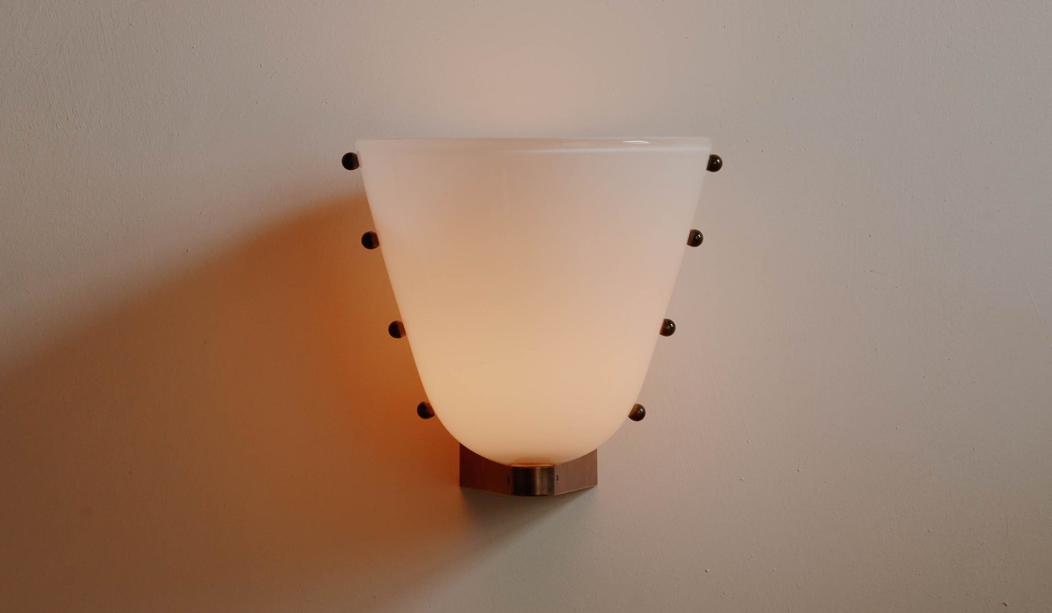 In Common With Medium Blown Glass Gemma Sconce