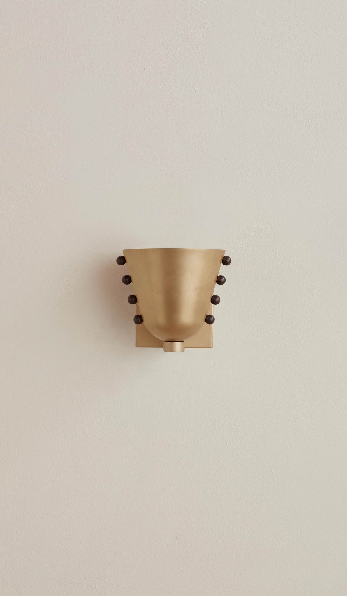 In Common With Small Brass Gemma Sconce