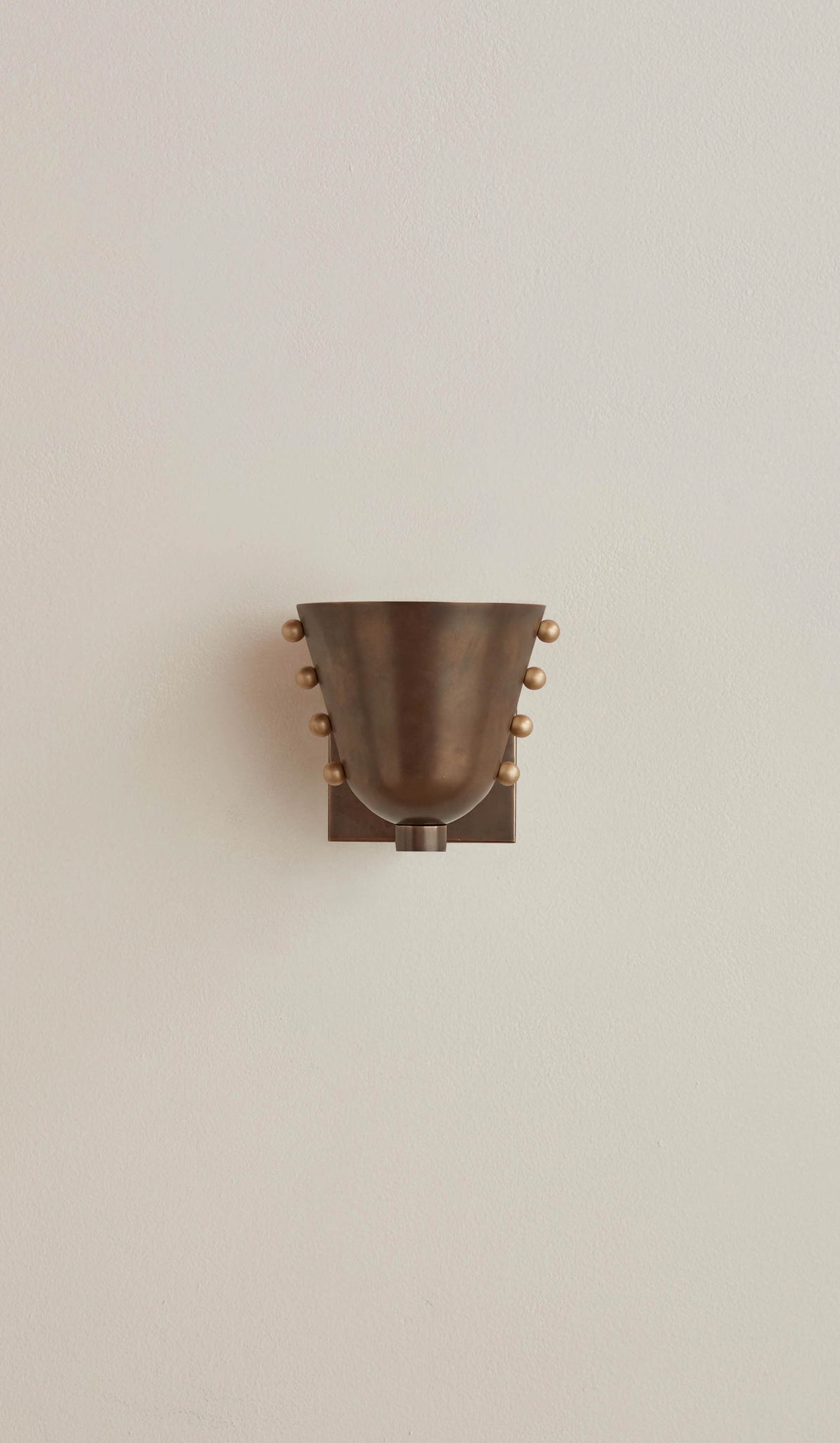 In Common With Small Brass Gemma Sconce