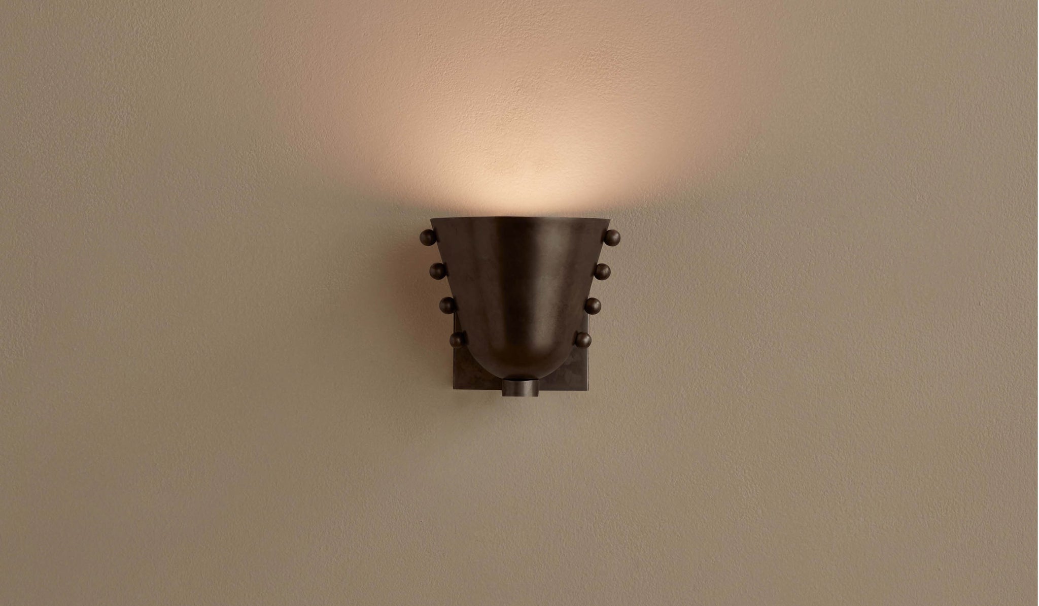In Common With Small Brass Gemma Sconce
