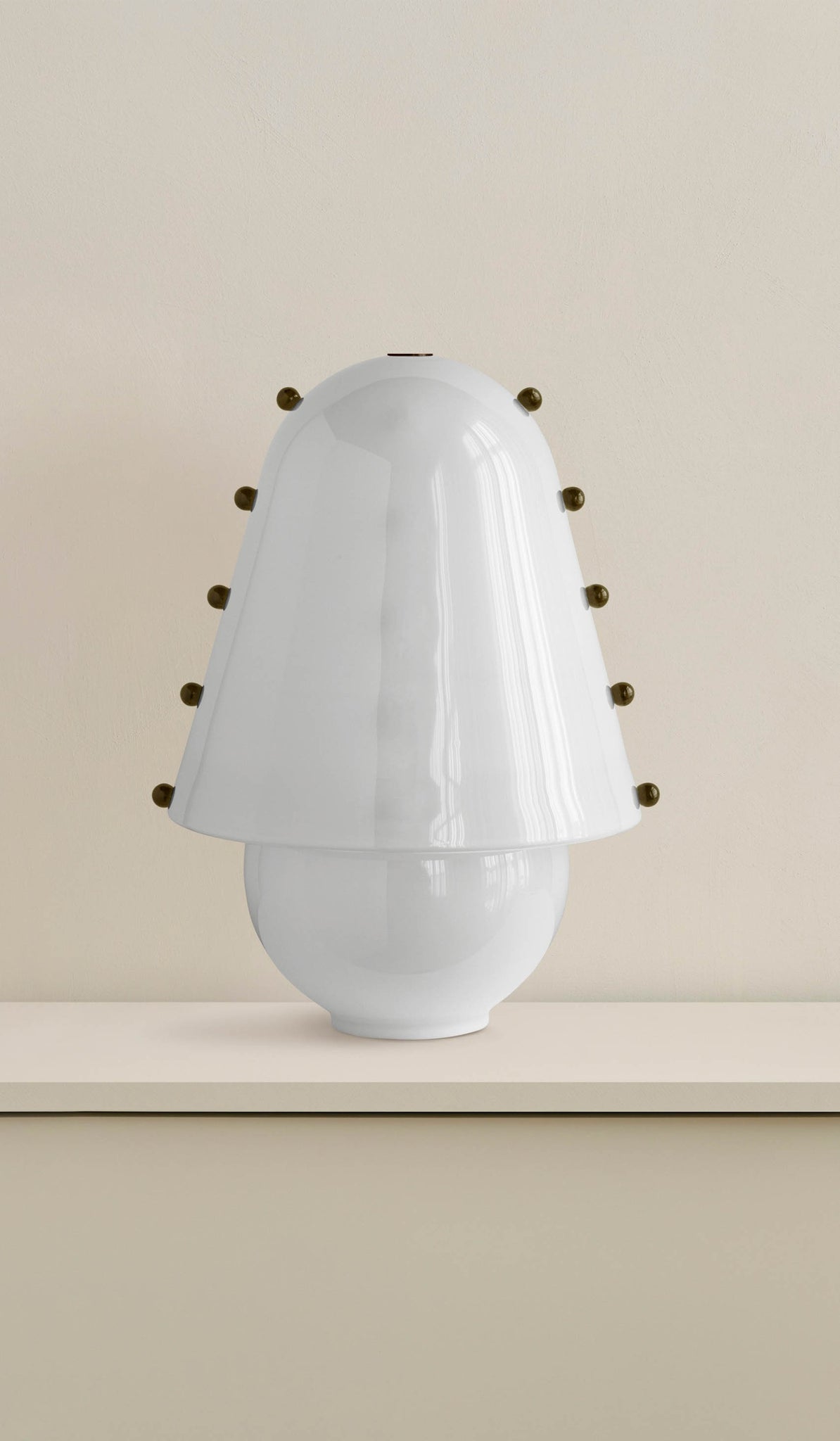 In Common With Large Blown Glass Gemma Table Lamp