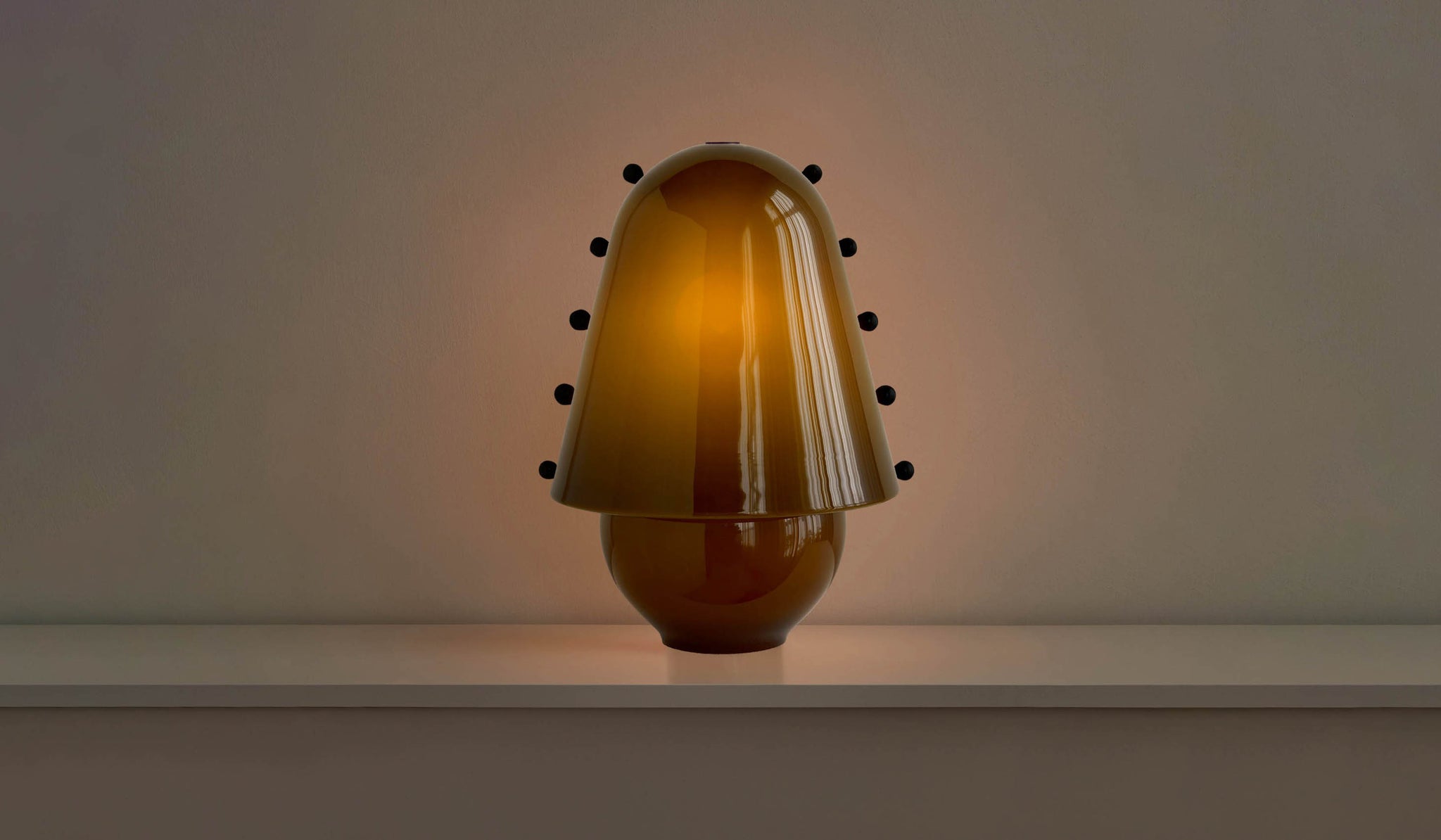 In Common With Large Blown Glass Gemma Table Lamp