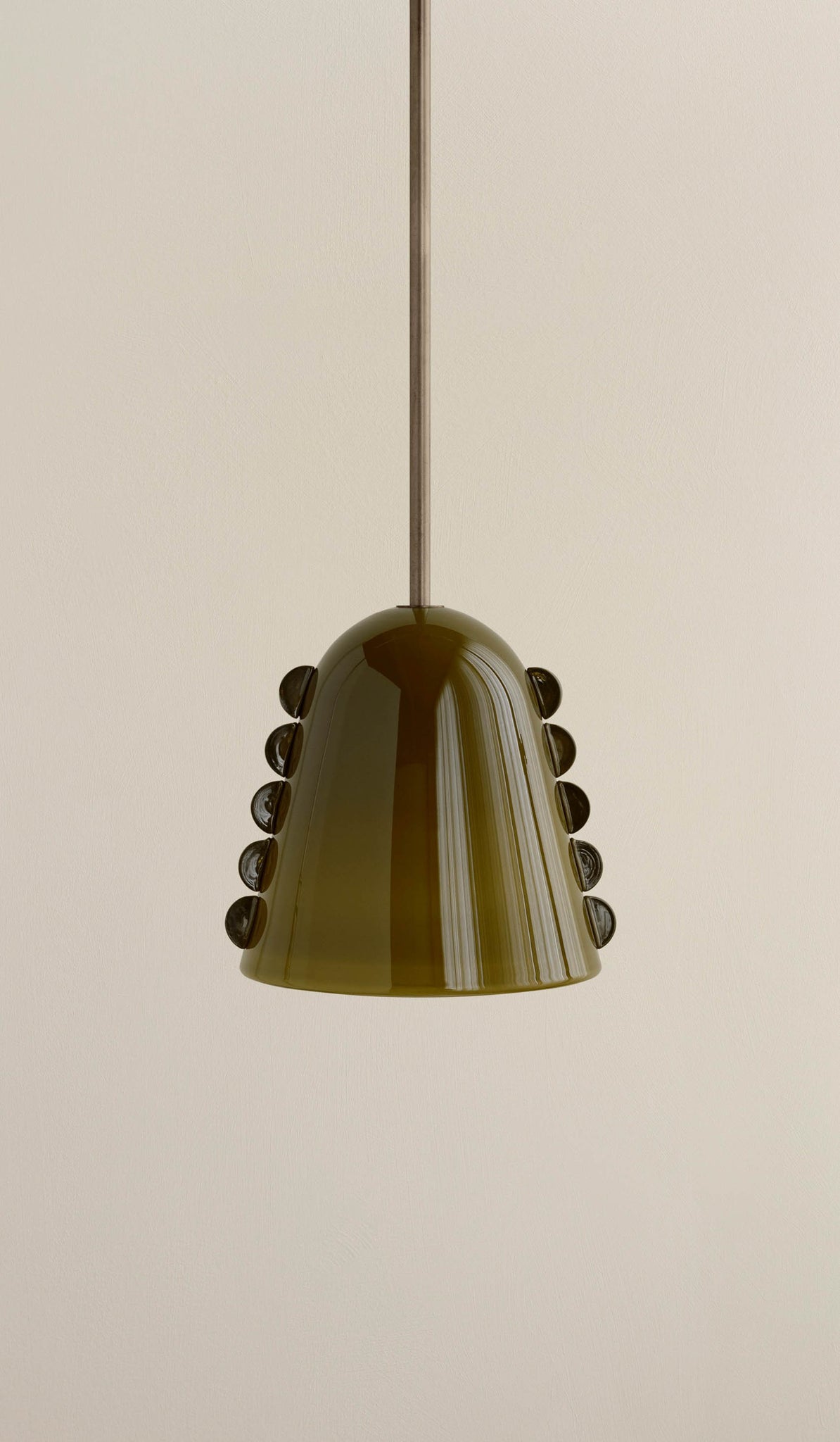 In Common With Medium Blown Glass Calla Pendant
