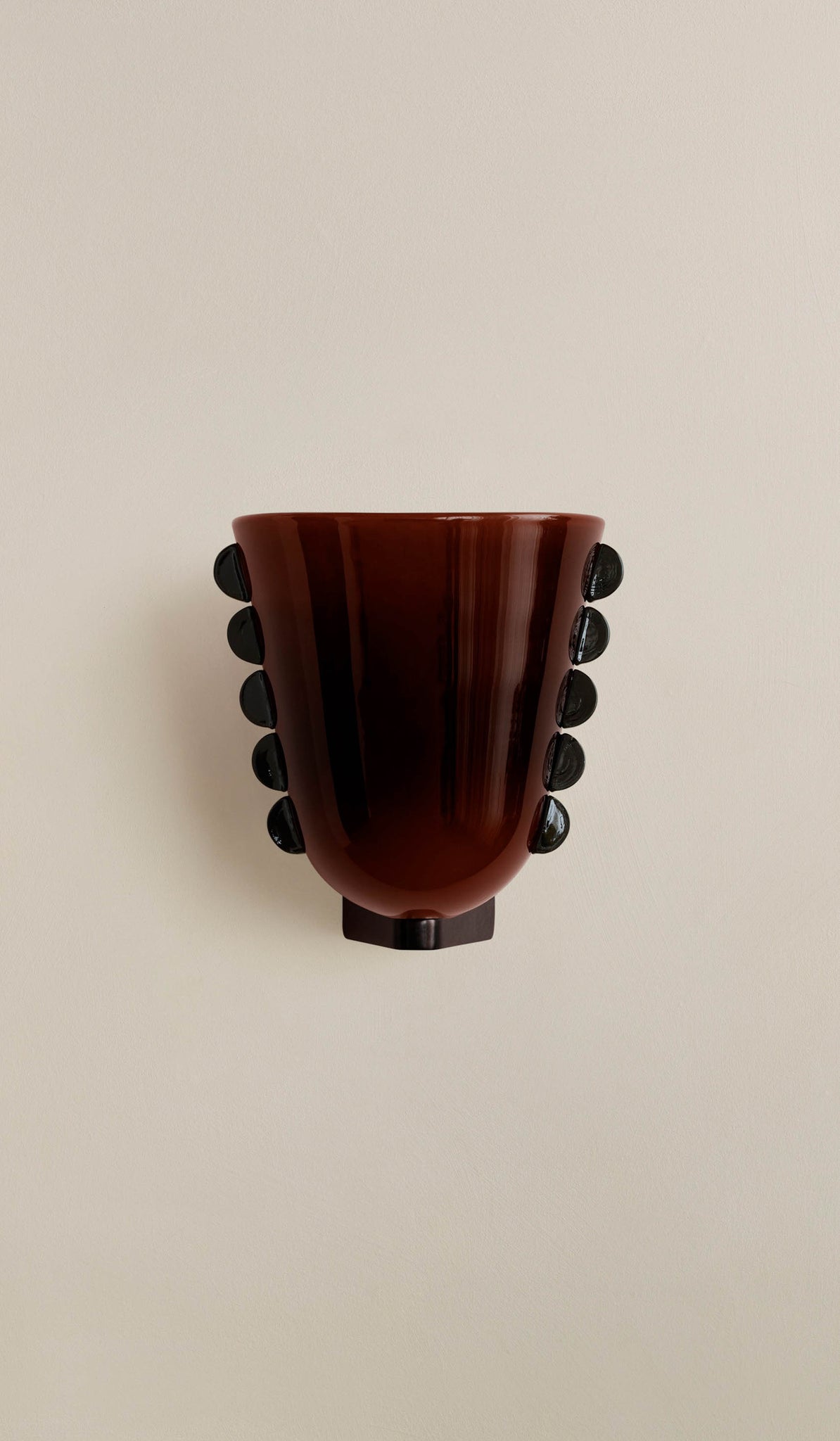 In Common With Medium Blown Glass Calla Sconce