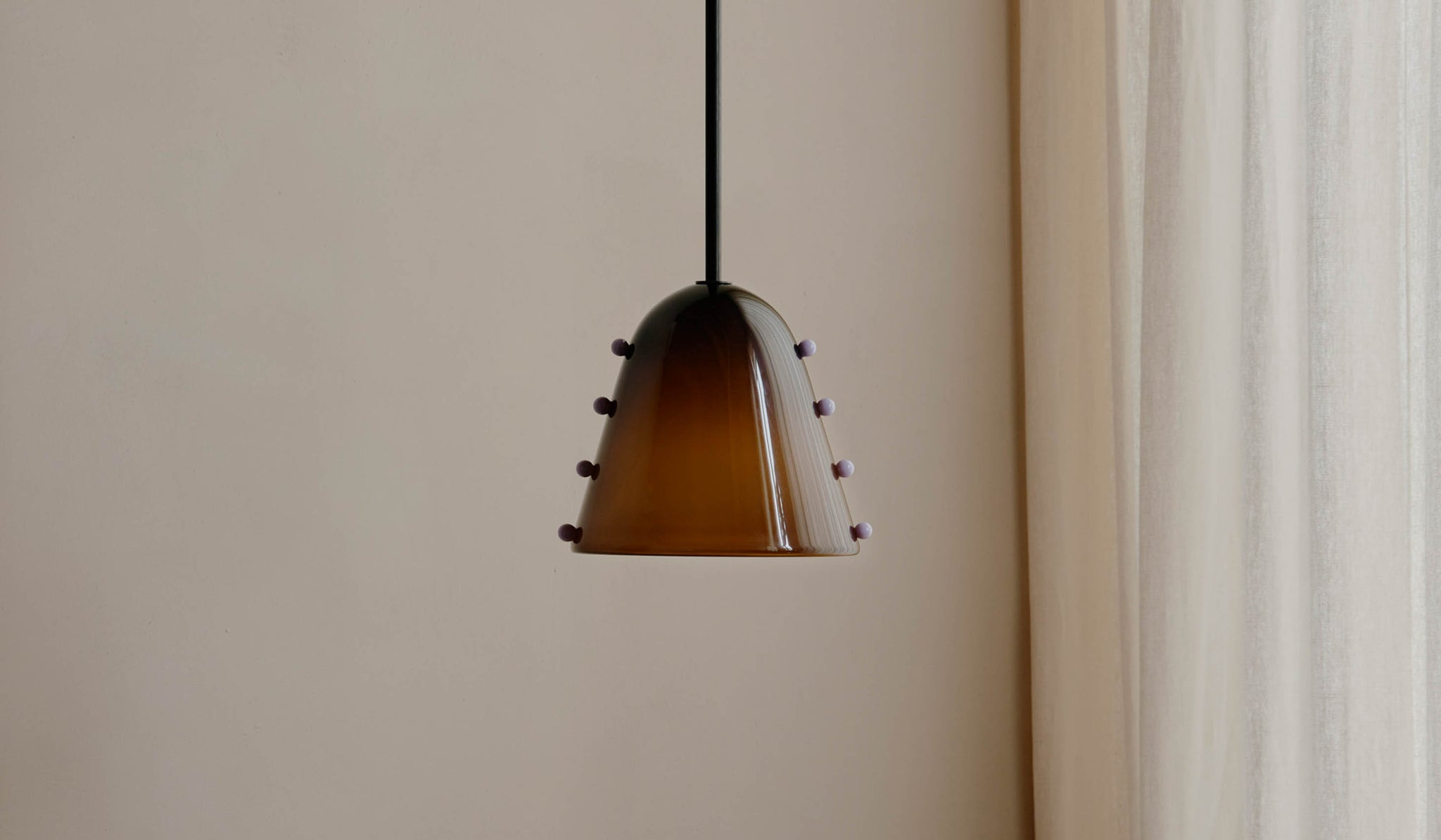 In Common With Medium Blown Glass Gemma Pendant