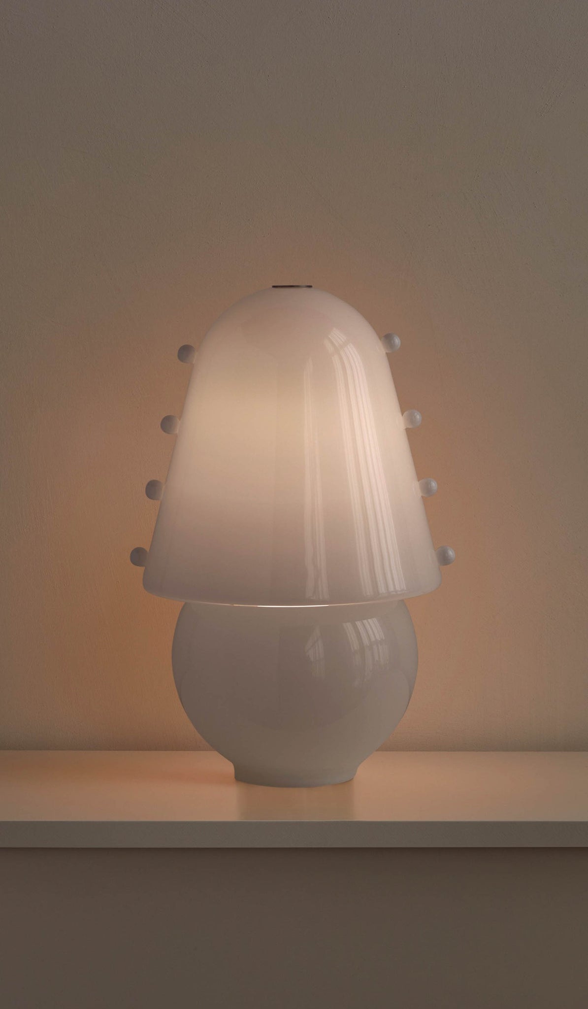 In Common With Medium Blown Glass Gemma Table Lamp