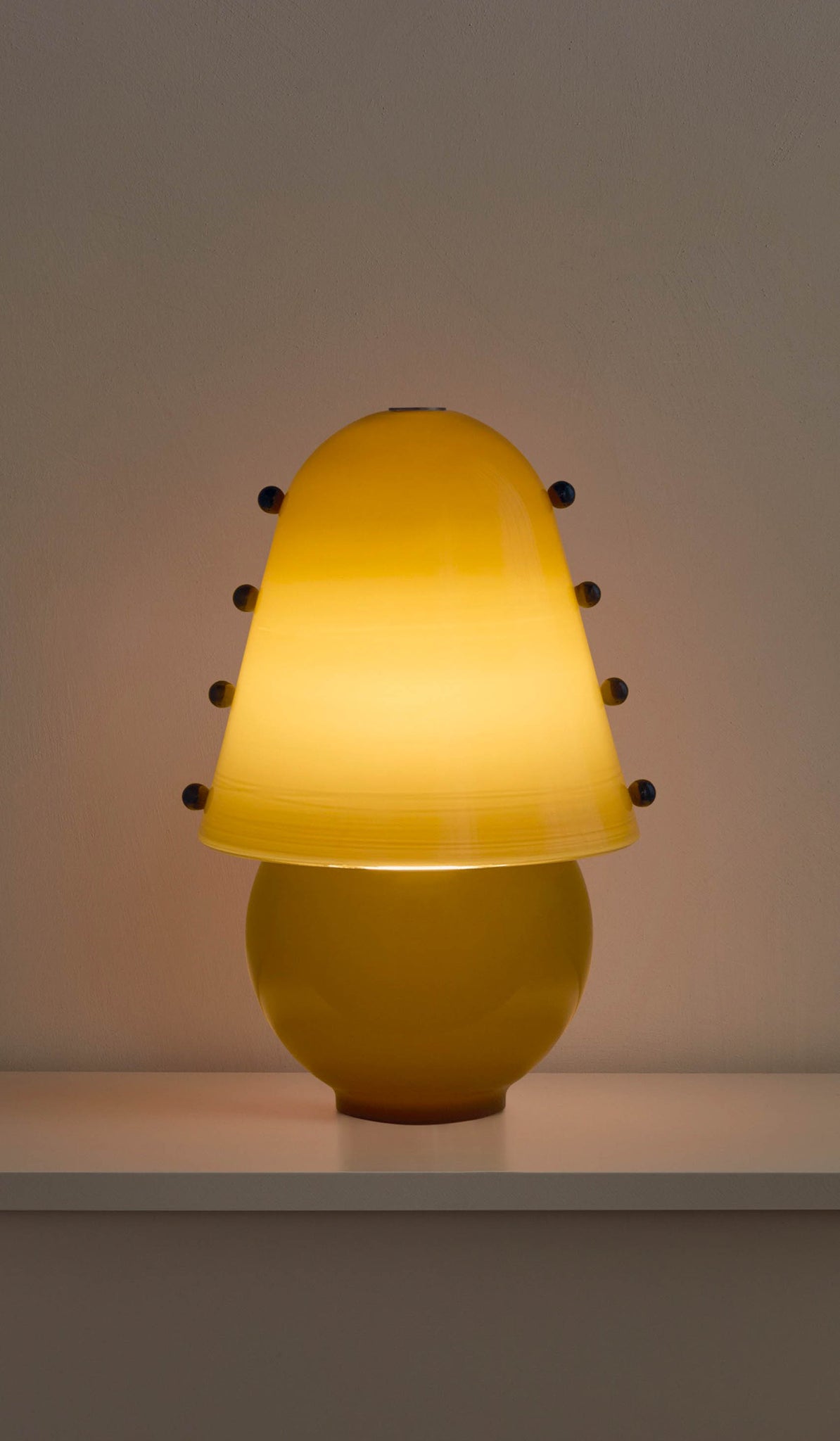 In Common With Medium Blown Glass Gemma Table Lamp
