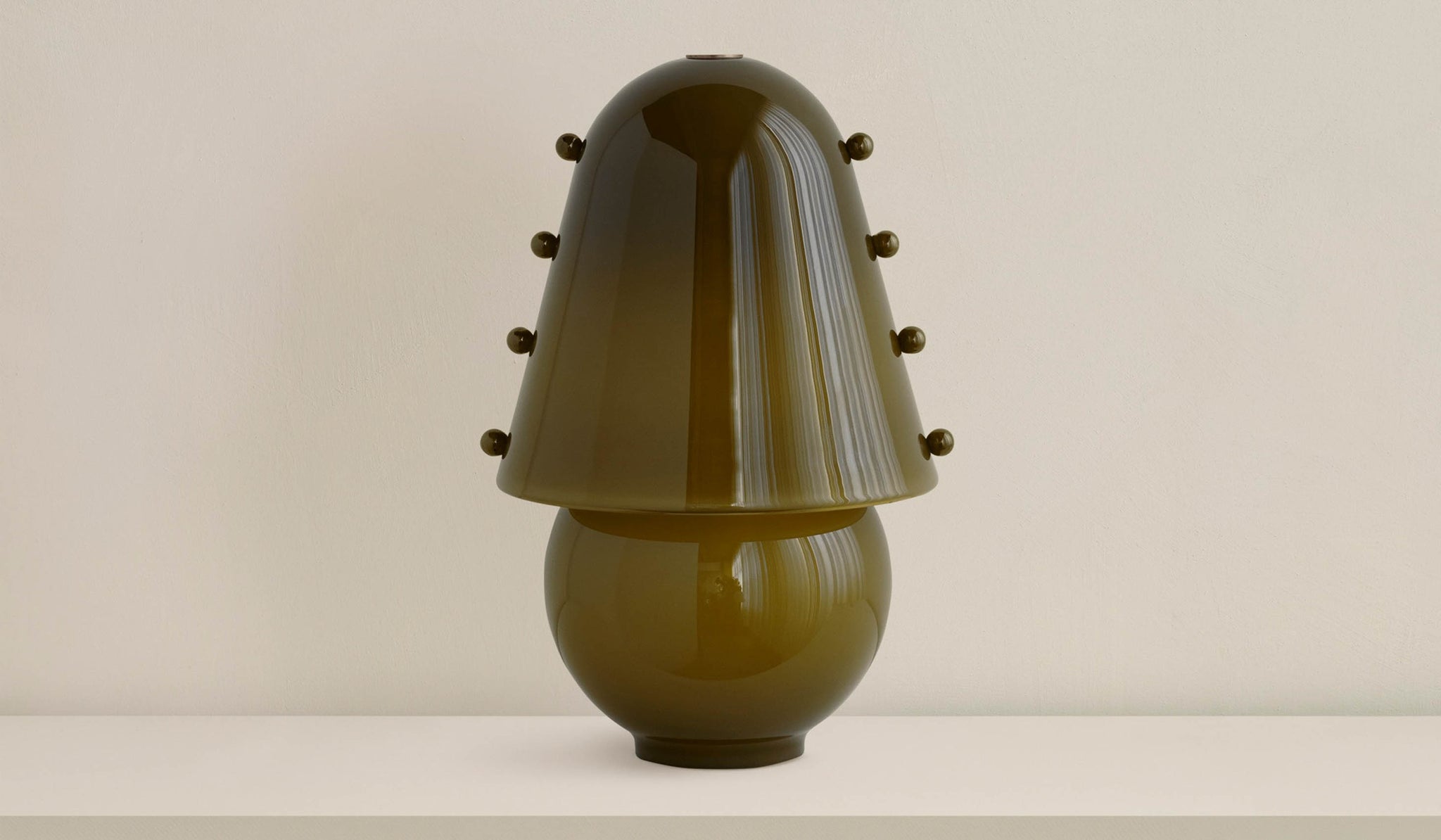 In Common With Medium Blown Glass Gemma Table Lamp