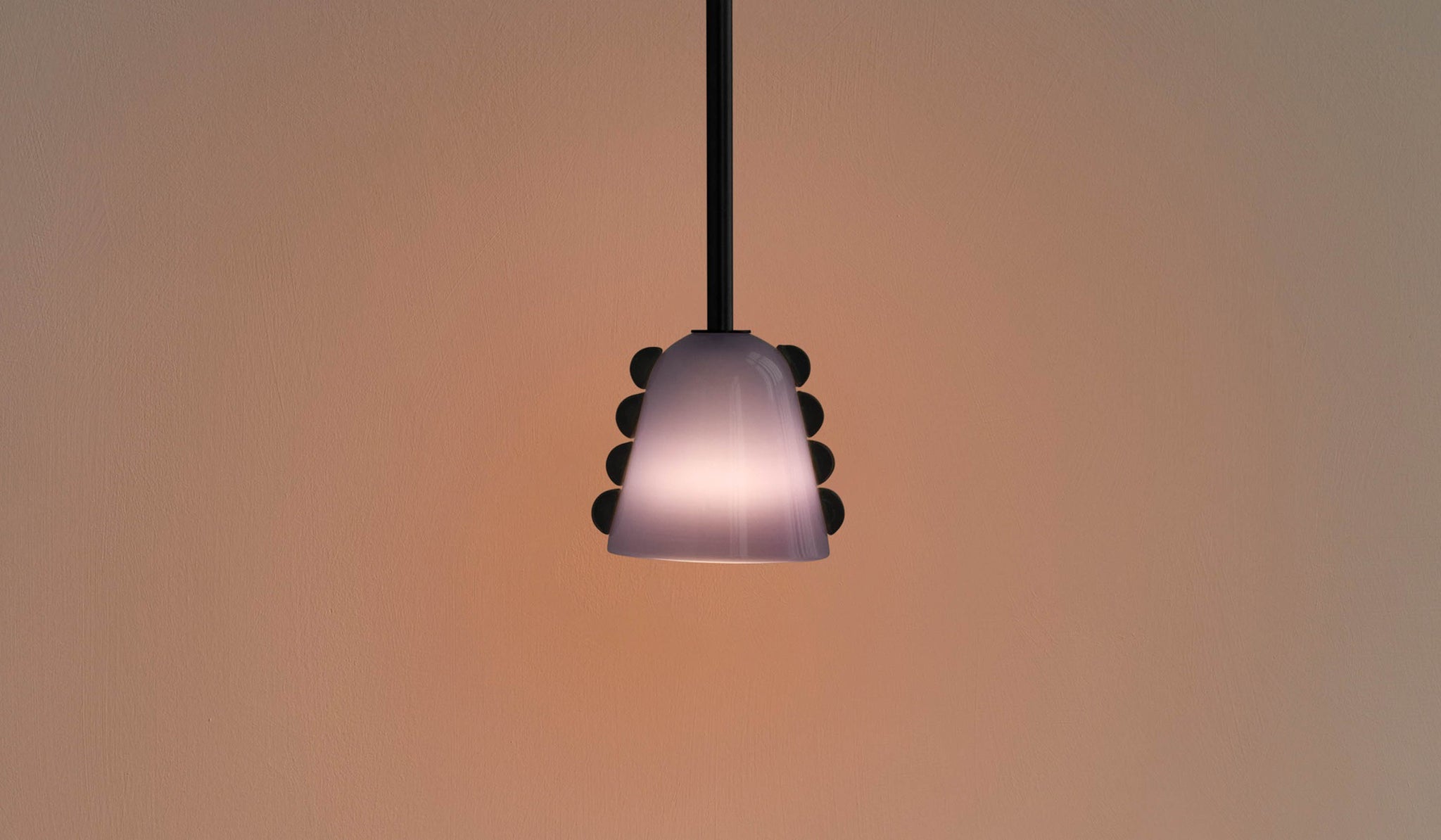 In Common With Small Blown Glass Calla Pendant