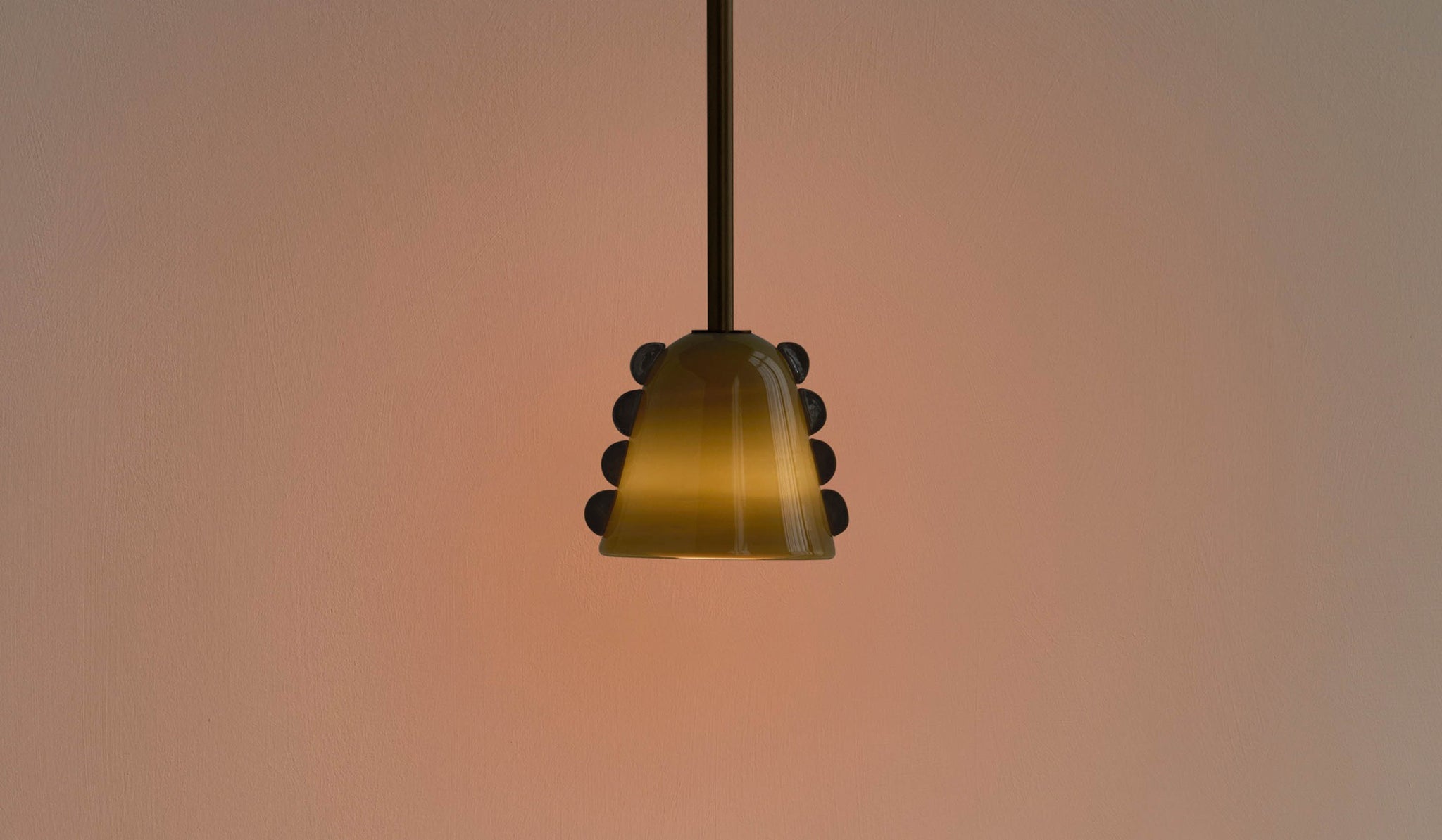In Common With Small Blown Glass Calla Pendant