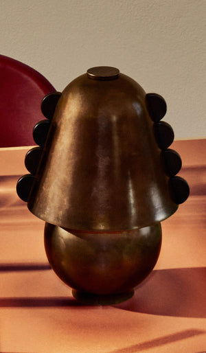 In Common With Small Brass Calla Table Lamp