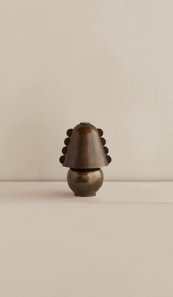 In Common With Small Brass Calla Table Lamp