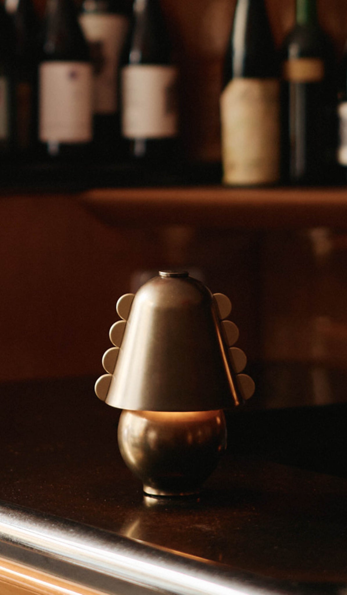 In Common With Small Brass Calla Table Lamp