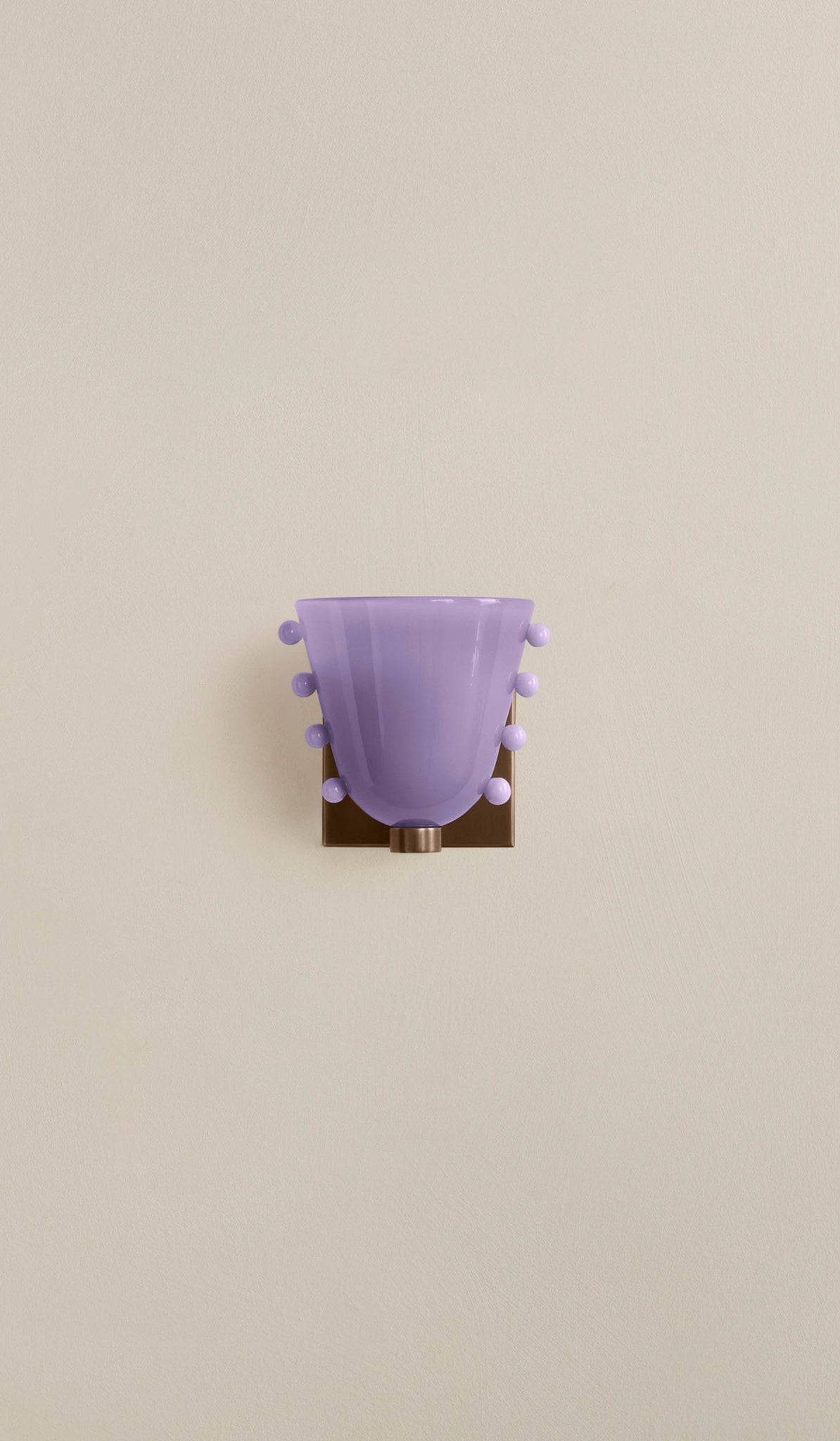 In Common With Small Blown Glass Gemma Sconce
